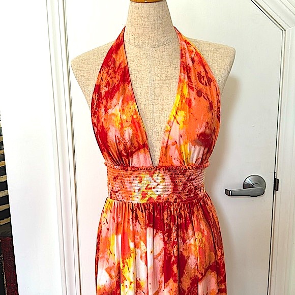 NWT! Misa Hylton for INC Tie Dye Maxi Dress! - Picture 3 of 6